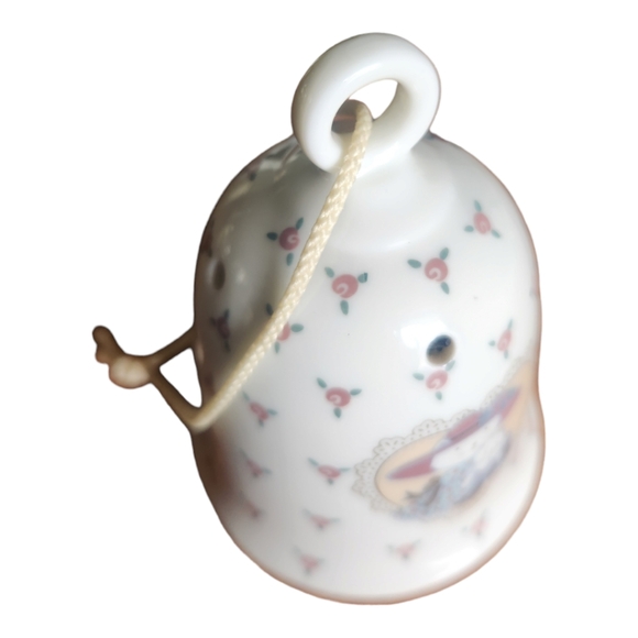 Vintage Cat Mother & Daughter Porcelian Scent Clock Ornament Figurine - Picture 6 of 6